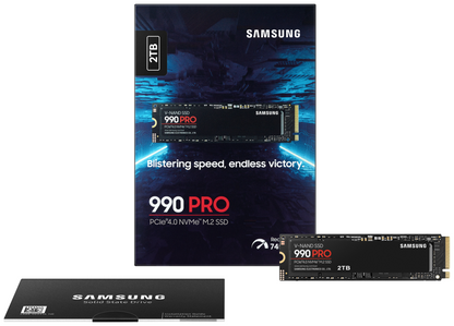 Samsung 990 PRO 2 TB M.2 PCI Express 4.0 NVMe V-NAND MLC