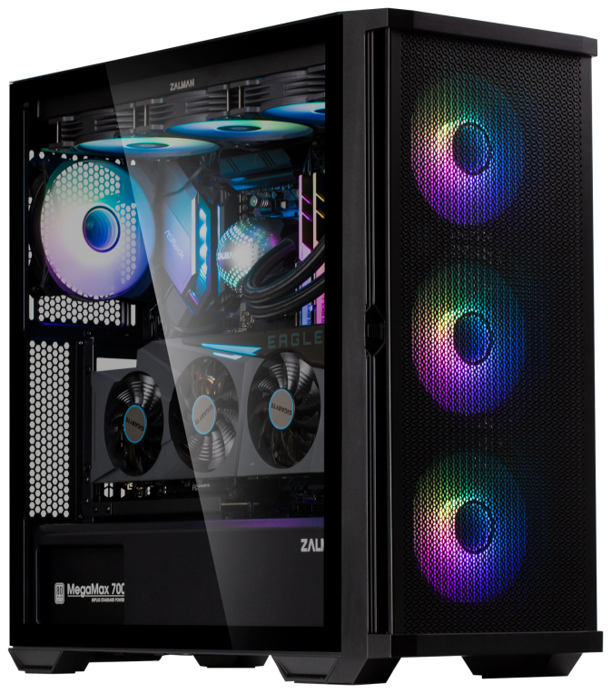 Zalman Z10 DUO carcasa de ordenador Midi Tower Negro
