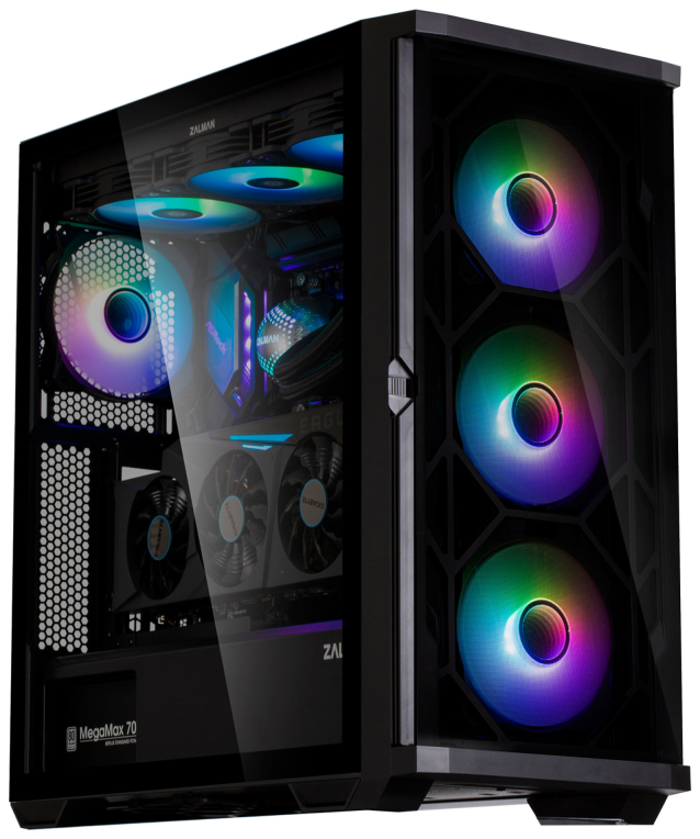 Zalman Z10 DUO carcasa de ordenador Midi Tower Negro