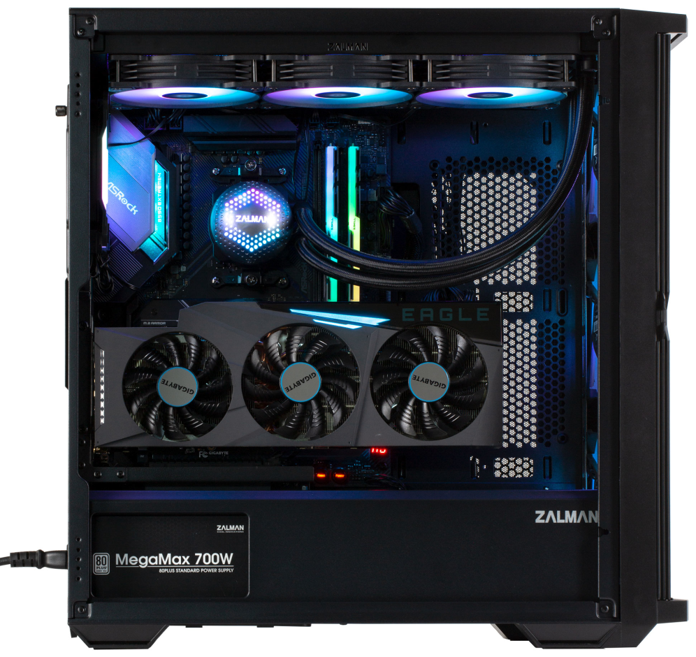 Zalman Z10 DUO carcasa de ordenador Midi Tower Negro