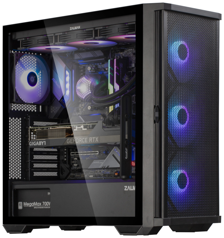 Zalman Z10 PLUS carcasa de ordenador Midi Tower Negro