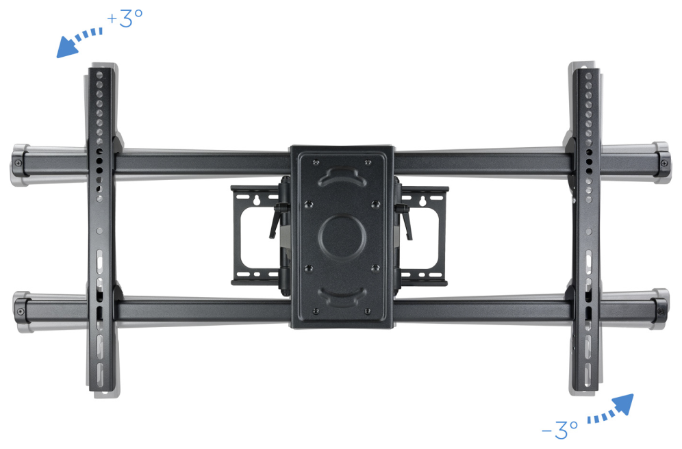 TooQ LP3790TN-B soporte para TV 2,29 m (90'') Negro