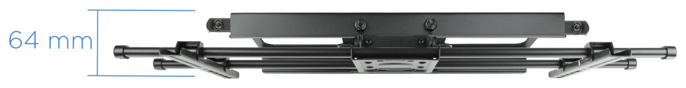 TooQ LP3790TN-B soporte para TV 2,29 m (90'') Negro