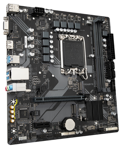 GIGABYTE B760M H DDR4 Placa base - Soporta CPUs Intel Core de 14ª generación, VRM digital de 6+1+1 fases, hasta 3200MHz DDR4 (OC), 2xPCIe 4.0 M.2, GbE LAN, USB 3.2 Gen1