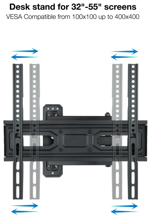 TooQ Soporte de pared para pantallas 32a- 55a