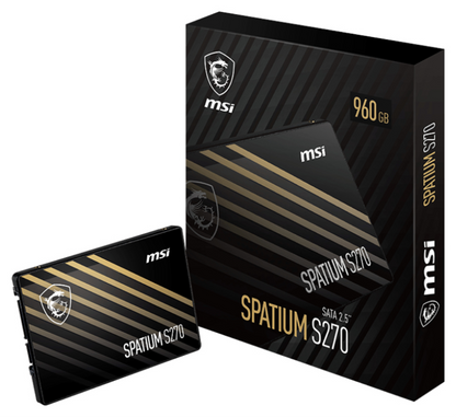 MSI Spatium S270 SATA 2.5 960GB 2.5'' Serial ATA III 3D NAND