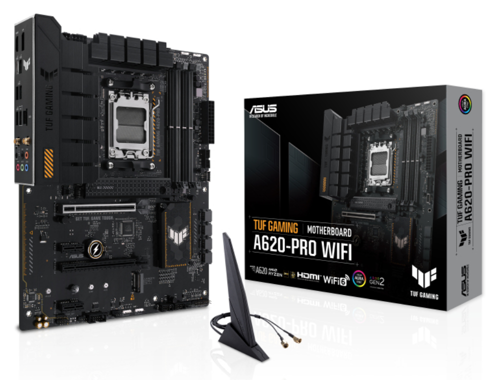 ASUS TUF GAMING A620-PRO WIFI AMD A620 Zócalo AM5 ATX
