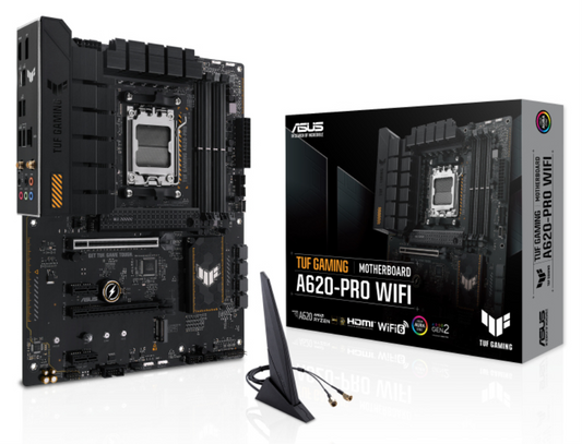 ASUS TUF GAMING A620-PRO WIFI AMD A620 Zócalo AM5 ATX