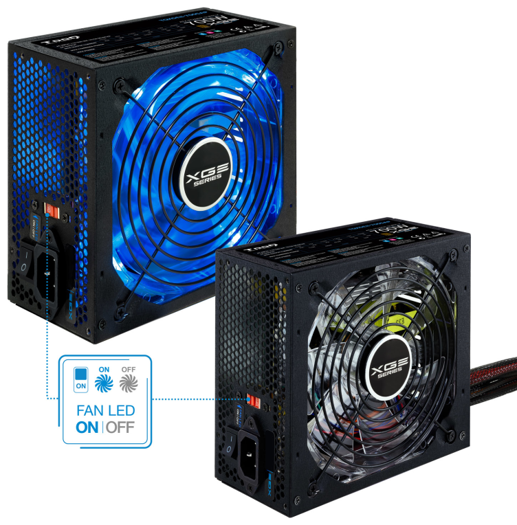 TooQ TQXGEII-700SAP unidad de fuente de alimentacion 700 W 20+4 pin ATX ATX Negro