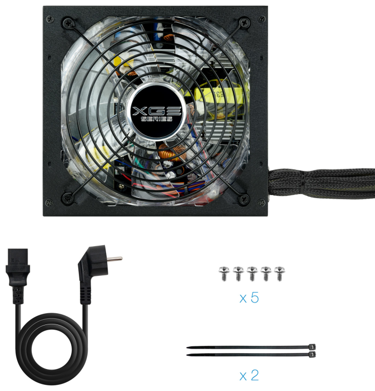TooQ TQXGEII-700SAP unidad de fuente de alimentacion 700 W 20+4 pin ATX ATX Negro