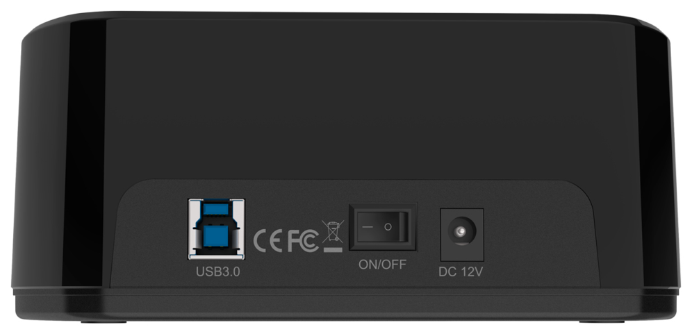 AISENS Estacion de Docking de Doble Bahia ASDS-D03B SATA 2.5/3.5 a USB 3.0/3.1 Gen1, Clone, Negra