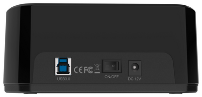 AISENS Estacion de Docking de Doble Bahia ASDS-D03B SATA 2.5/3.5 a USB 3.0/3.1 Gen1, Clone, Negra