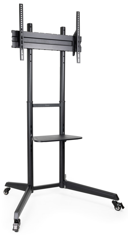 TooQ RAMSAS Soporte de Suelo con Ruedas para Pantallas 37''- 70'', Negro