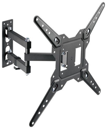 AISENS Soporte Eco Giratorio, Inclinable Para Monitor/TV 30kg (3 Pivotes) De 23-55, Negro