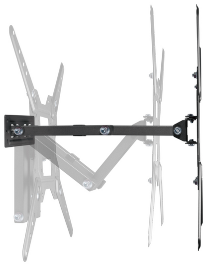 AISENS Soporte Eco Giratorio, Inclinable Para Monitor/TV 30kg (3 Pivotes) De 23-55, Negro