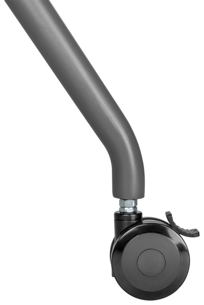 AISENS Soporte De Suelo Pro Con Rueda, 1 Bandeja Para Pantalla Interactiva/TV 120kg De 50-86, Negro