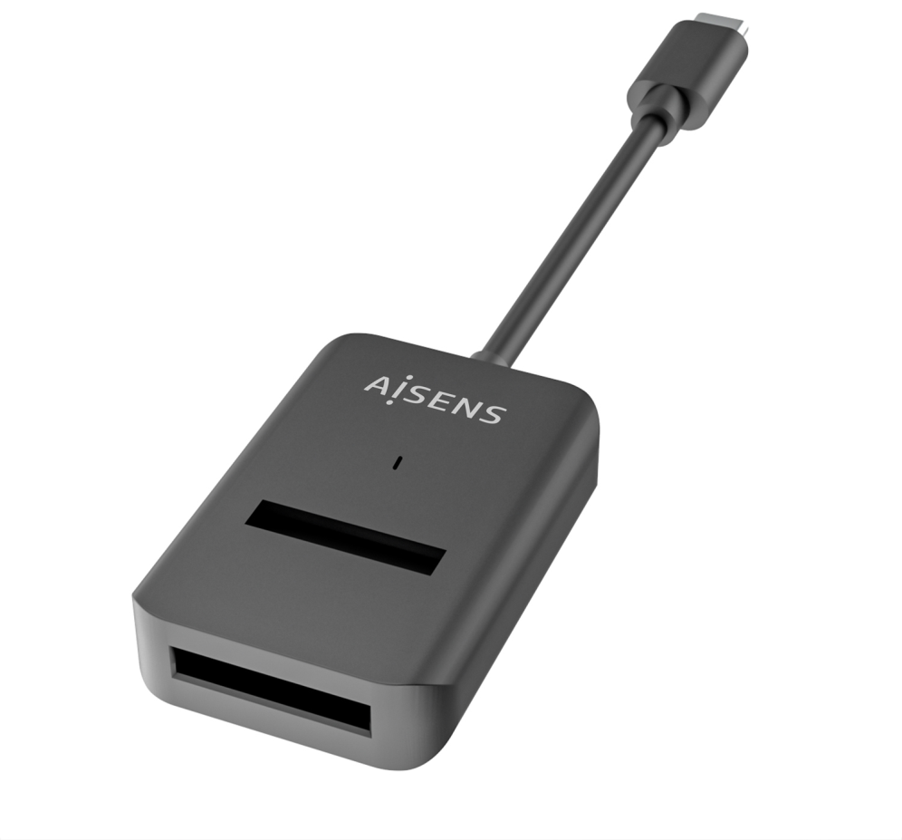 AISENS USB-C Dock M.2 (NGFF) ASUC-M2D011-BK SATA/NVMe A USB3.1 Gen2, Negra