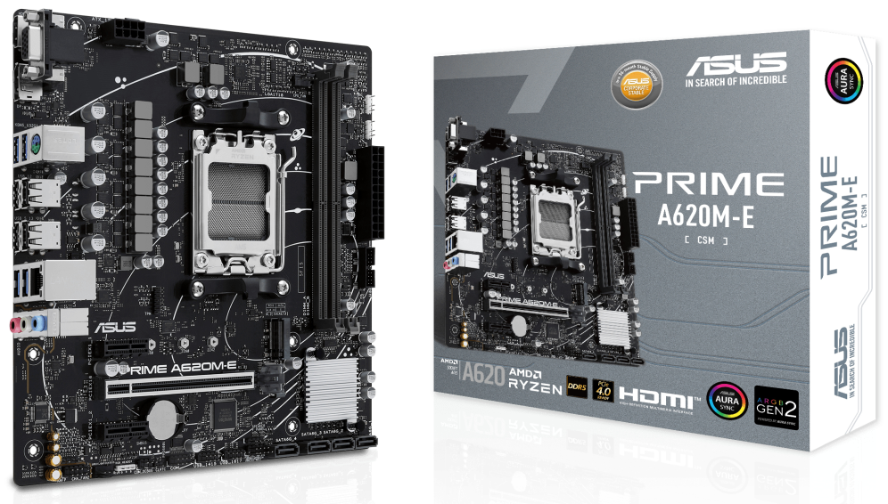 ASUS PRIME A620M-E-CSM AMD A620 Zócalo AM5 micro ATX