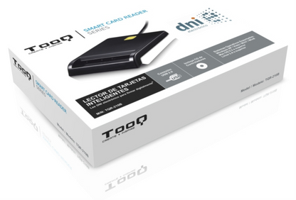 TooQ TQR-210B lector de tarjeta inteligente Interior