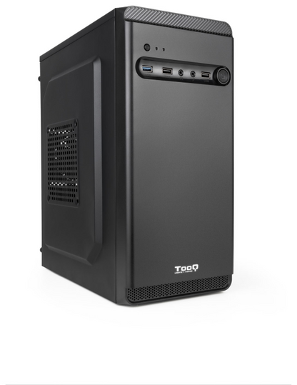 TooQ Caja Minitorre Micro-ATX Negra