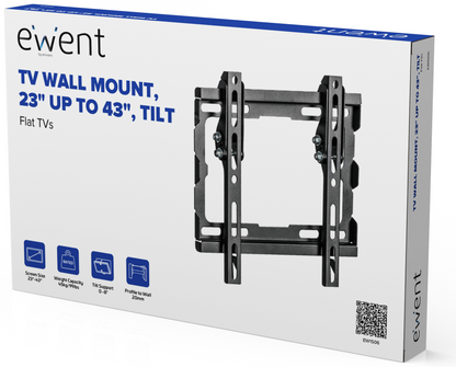 Ewent EW1506 soporte para TV 106,7 cm (42'') Negro