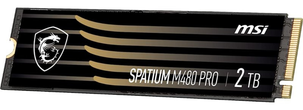MSI Spatium M480 PRO PCIE 4.0 NVME M.2 2TB unidad de estado solido PCI Express 4.0 3D NAND