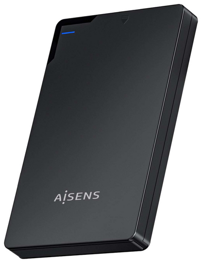 AISENS Caja Externa 2,5? 9.5mm SATA a USB 3.0/USB3.1 Gen1, Negra