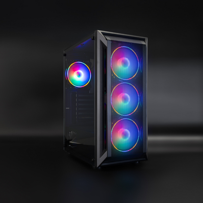 TooQ Caja Semitorre Gaming RagnA¤rok, Negra