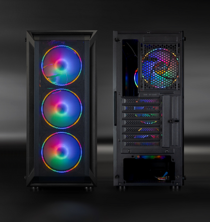 TooQ Caja Semitorre Gaming RagnA¤rok, Negra