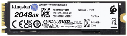 Kingston Technology 2048G KC3000 M.2 2280 NVMe SSD