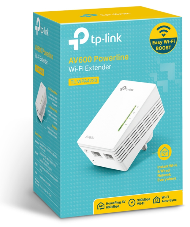 TP-Link TL-WPA4220 600 Mbit/s Ethernet Wifi Blanco 1 pieza(s)