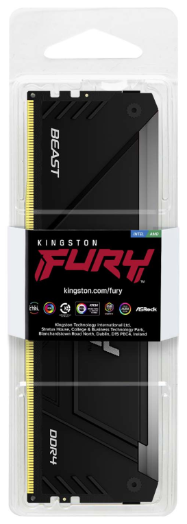 Kingston Technology FURY Beast 8GB 3200MT/s DDR4 CL16 DIMM RGB