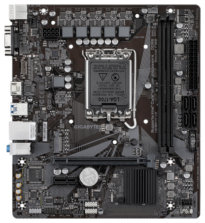 GIGABYTE H610M H V2 Placa base - Compatible con procesadores Intel Core 14th CPUs, 4+1+1 Hybrid Digital VRM, up to 5600MHz DDR5, 1xPCIe 3.0 M.2, GbE LAN, USB 3.2 Gen 1