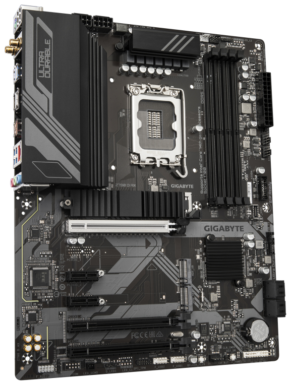 GIGABYTE Z790 D AX Placa base - Soporta CPUs Intel Core de 14ª generación, VRM digital de 12+1+1 fases, hasta 7600MHz DDR5 (OC), 3xPCIe 4.0 M.2, Wi-Fi 6E, LAN de 2.5GbE, USB 3.2 Gen 2