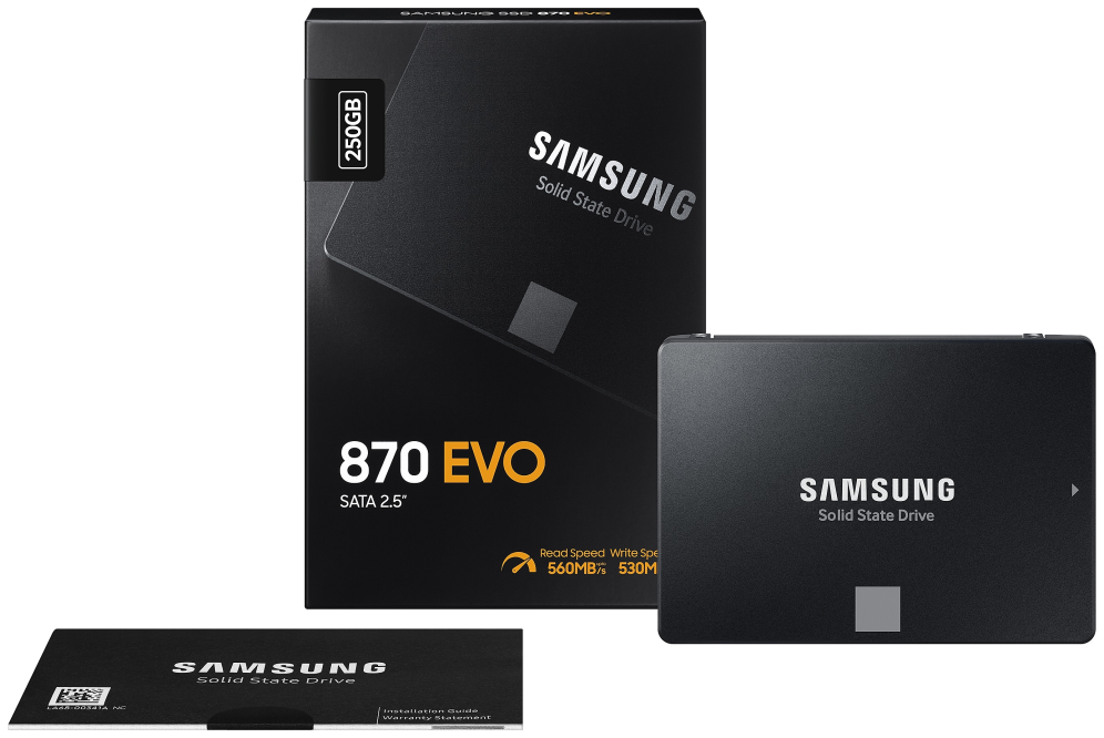 Samsung 870 EVO 250 GB 2.5'' Serial ATA III V-NAND MLC