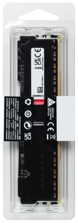 Kingston Technology FURY Beast 8GB 3200MT/s DDR4 CL16 DIMM Black