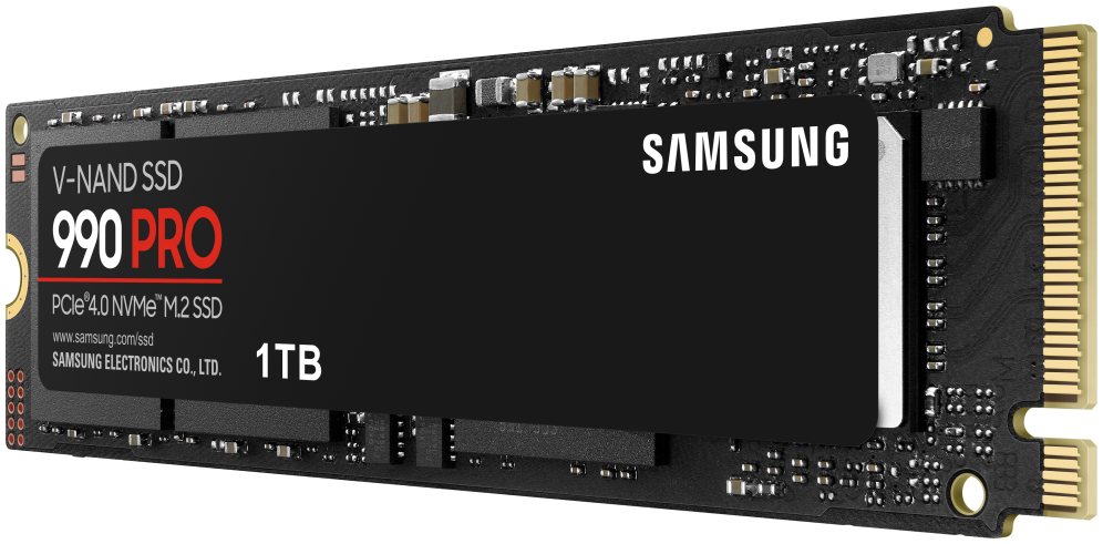 Samsung 990 PRO 1 TB M.2 PCI Express 4.0 NVMe V-NAND MLC