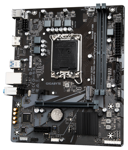 GIGABYTE H610M K DDR4 Placa base - Compatible con procesadores Intel Core 14th Gen CPUs, 3+1+1 Phases Hybrid Power Design, up to 3200MHz DDR4, 1xPCIe 3.0 M.2, GbE LAN, USB 3.2 Gen 1