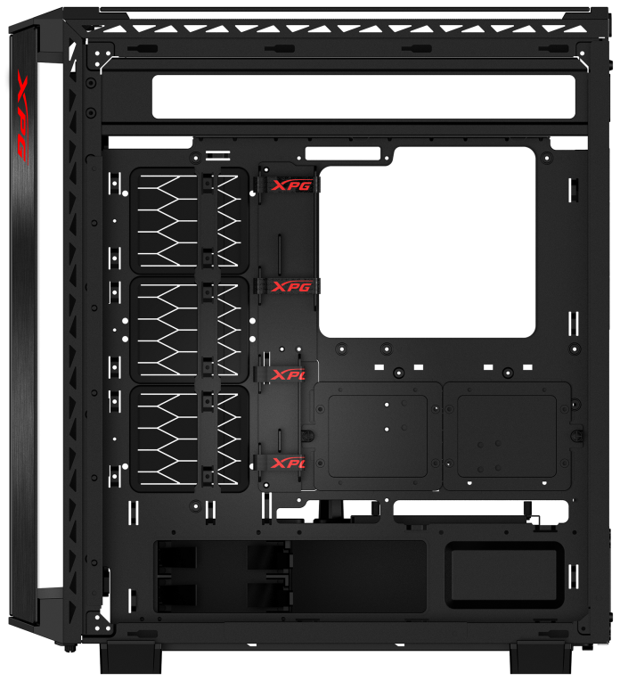 XPG BATTLECRUISER II ST Midi Tower Negro