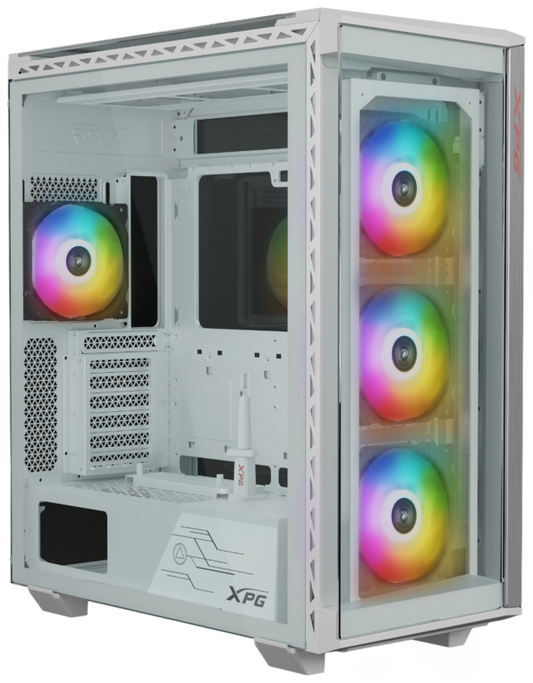 XPG BATTLECRUISER II ST Midi Tower Blanco