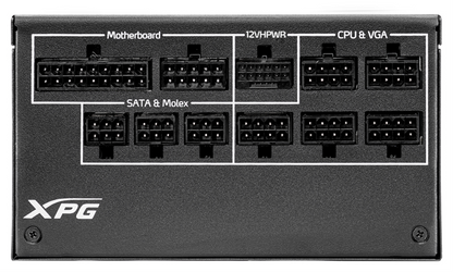XPG CYBERCORE II 1000W unidad de fuente de alimentacion 20+4 pin ATX ATX Negro