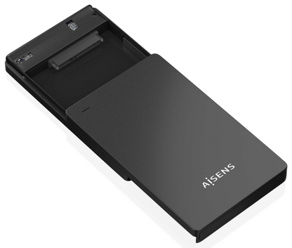 AISENS ASE-2542B caja para disco duro externo Caja de disco duro (HDD) Negro 2.5''