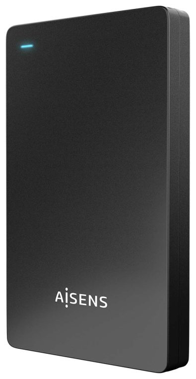 AISENS ASE-2542B caja para disco duro externo Caja de disco duro (HDD) Negro 2.5''