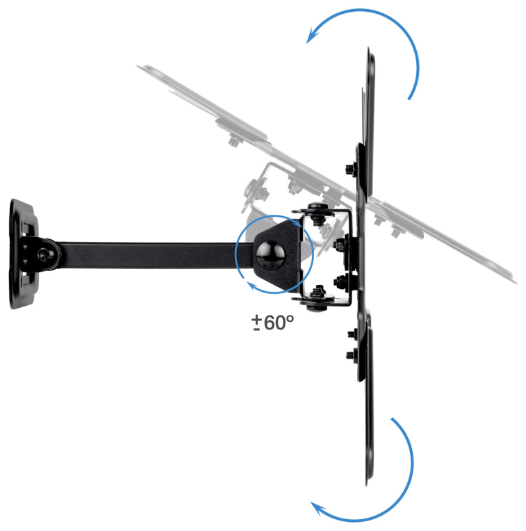 TooQ LP1343TN-B soporte para TV 109,2 cm (43'')