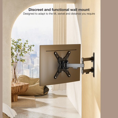 TooQ Soporte de Pared para Pantallas 13''-43'', Negro