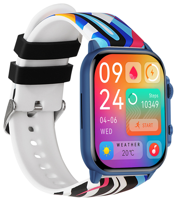 Trevi T-FIT 458 A 4,95 cm (1.95'') AMOLED Digital 410 x 502 Pixeles Azul