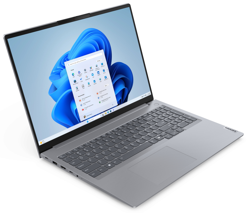 Lenovo ThinkBook 16 G7 ARP AMD Ryzen™ 5 7535HS Portatil 40,6 cm (16'') WUXGA 16 GB DDR5-SDRAM 512 GB SSD Wi-Fi 6 (802.11ax) Windows 11 Pro Espanol Gris