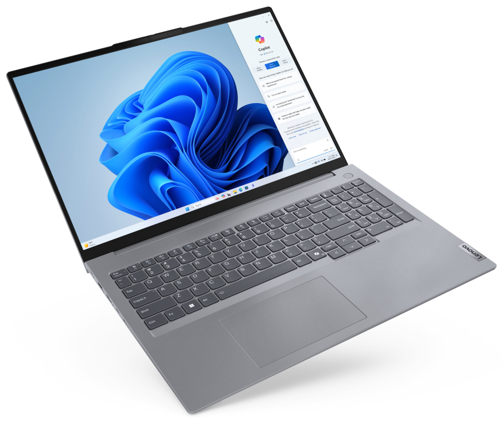 Lenovo ThinkBook 16 G7 ARP AMD Ryzen™ 5 7535HS Portatil 40,6 cm (16'') WUXGA 16 GB DDR5-SDRAM 512 GB SSD Wi-Fi 6 (802.11ax) Windows 11 Pro Espanol Gris