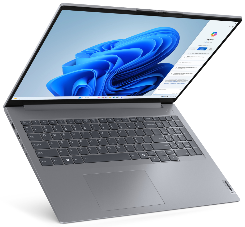 Lenovo ThinkBook 16 G7 ARP AMD Ryzen™ 5 7535HS Portatil 40,6 cm (16'') WUXGA 16 GB DDR5-SDRAM 512 GB SSD Wi-Fi 6 (802.11ax) Windows 11 Pro Espanol Gris