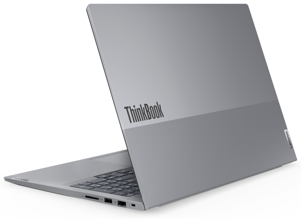 Lenovo ThinkBook 16 G7 ARP AMD Ryzen™ 5 7535HS Portatil 40,6 cm (16'') WUXGA 16 GB DDR5-SDRAM 512 GB SSD Wi-Fi 6 (802.11ax) Windows 11 Pro Espanol Gris